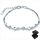  DAMEN-SILBERARMBANDKRISTALLE INFINITY 925 SILBERGRAVUR