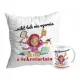  Kissen + Becher Sekretärin-Set
