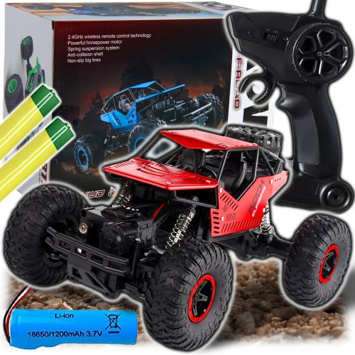  GROßES ferngesteuertes Geländewagen 4x4 Auto mit 1200-mAh-Batterie