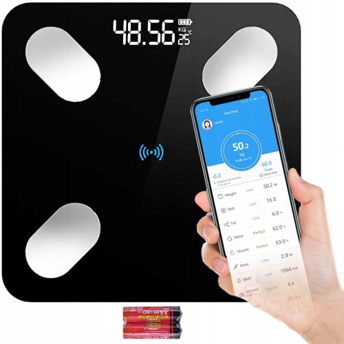  Intelligente digitale Personenwaage, max. 180 kg
