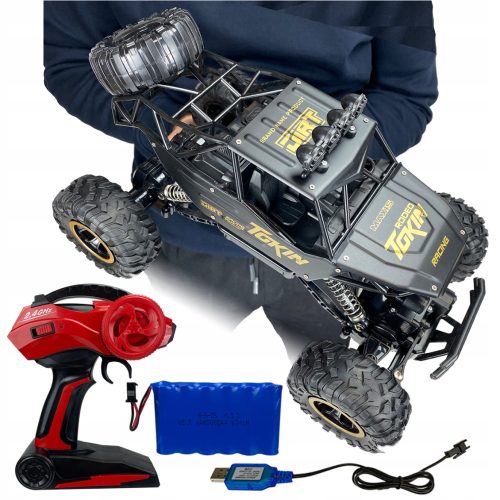  Ferngesteuertes Reitspielzeug Cevennesfe Rock Grawler 4x4 schwarz
