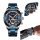  Curren Herrenuhr, Stahl, Chronograph, Neobrite-Datum