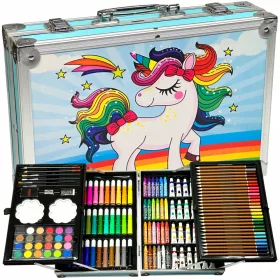  Kunstset Einhorn Einhorn-Malset im Koffer 147-tlg.