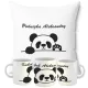  KISSENSET + PANDA-BECHER + PANDABÄREN-GEBURTSTAGGESCHENK MIT IHREM NAMEN