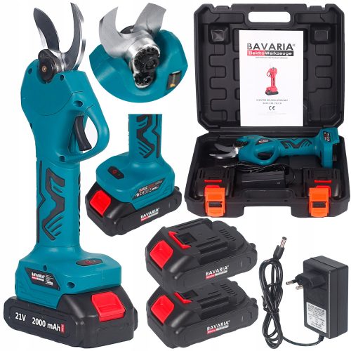 Gartenscheren und Heckenscheren AKKU-PRÄCAUTOREN ELEKTRISCHE AKKU-SCHERE 21V 2000mAh + SET