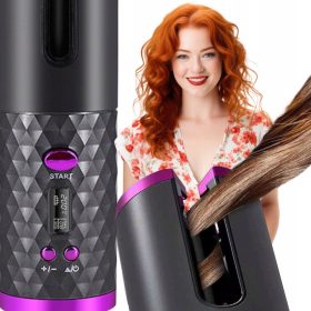    Automatischer Lockenstab von Better Media, rotierender automatischer Lockenstab mit LCD-Timer