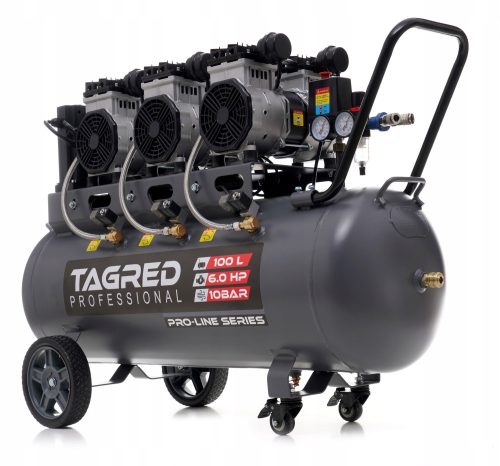 Kompressor bezolejowy Tagred TA3389 100 l 10 bar