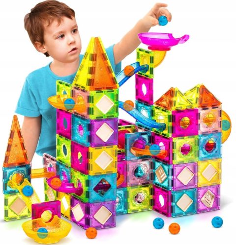  XPART Magnetblöcke MAGNETBLÖCKE FÜR KINDER 3D PÄDAGOGISCH 98 Stk.
