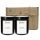 Kerzen Soja-Duftkerze MUSK + COCONUT Swicks 2 Stk.