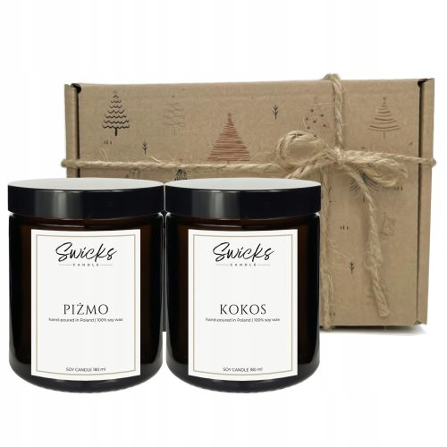 Kerzen Soja-Duftkerze MUSK + COCONUT Swicks 2 Stk.