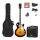  MAX Les Paul E-Gitarre, Rechtshänder, 6 Saiten