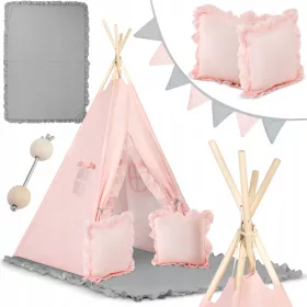    TIPI-Zelt für Kinder TEEPEE Garland Pillows GROSSE STABILISATORMATTE
