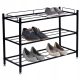  Gockowiak Schuhschrank 60 x 44 x 25 cm schwarz