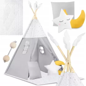    TIPI-Zelt für Kinder TEEPEE Kissen GROSSE MATTE STABILISATOR STAR