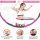  Sport24 Gewichteter Hula-Hoop-Reifen für Fitnessübungen, 72–95 cm, straffend
