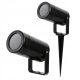 Gartenlampen stecken im Boden fest Einbau-Solarlampe Kwazar Luminaire schwarz 16,2 cm 1 Stk.