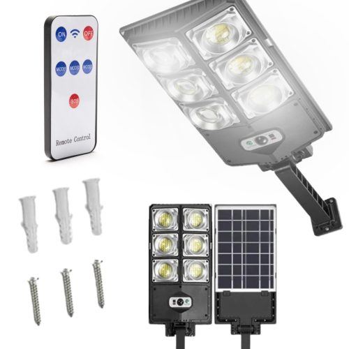  Pronett Straßenlaterne 600 W 1000 lm solarbetrieben