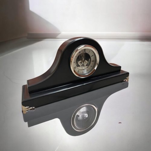Uhr für zu Hause Kaminuhr, Grautöne, 10 cm