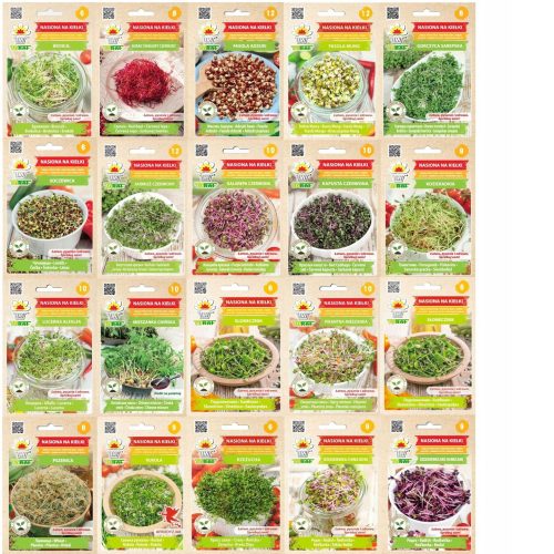  Set Samen für gesunde Sprossen, passend zu 20 Packungen