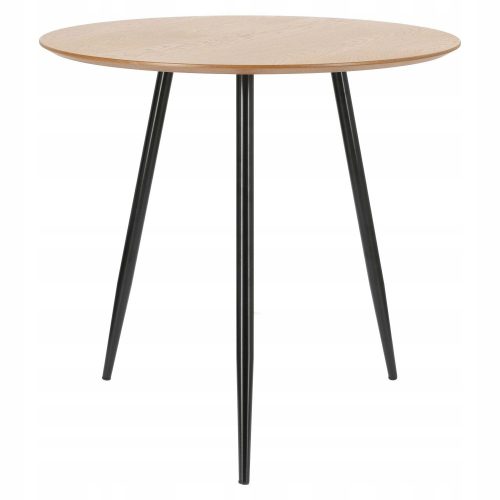 Simplet Sottile runder Tisch 80 x 80 x 75 cm schwarz