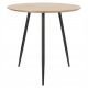  Simplet Sottile runder Tisch 80 x 80 x 75 cm schwarz