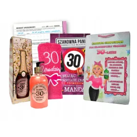   GEBURTSTAG! 30. Geburtstagsset, 30. Geburtstag, Geschenk für eine Freundin BOX