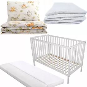  Bobas Magda Holzbett 60 x 120 cm weiß + 4 weitere Produkte