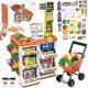  SUPERMARKT KINDERGESCHÄFTSSTAND KASSE WAAGE KORB KINDERWAGEN SMARTPHONE MATADI