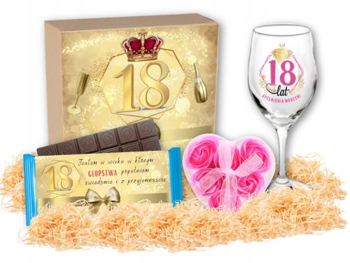 Coole, lustige Gadgets EINZIGARTIGES GLAS + SCHOKOLADENWÜNSCHE, GESCHENK ZUM 18. GEBURTSTAG FÜR SIE