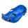  Robuster Schneeschlitten für Kinder, Abfahrt, Rodel, Gras, Sand, Rutsche, schwere blaue Farbe