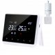 Drahtloser programmierbarer Funkthermostat RF WIFI für den Kessel Weiß