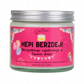  HEPI BERZDEJ Soja-Duftkerze Geburtstagskerze GESCHENK