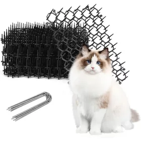  KUNSTSTOFFSCHWARZE Spikes gegen Katzen