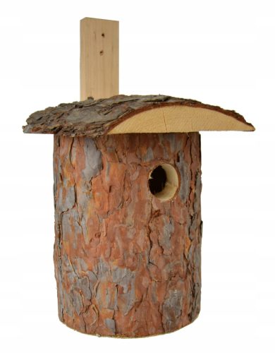  Nistkasten aus Kiefernholz für Vögel, natürliches Loch