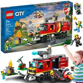    LEGO City 60374 Feuerwehr-Geländewagen + SET MIT 5 WEIHNACHTS-ELEKTRONIKKARTEN VON: FÜR: GESCHENK