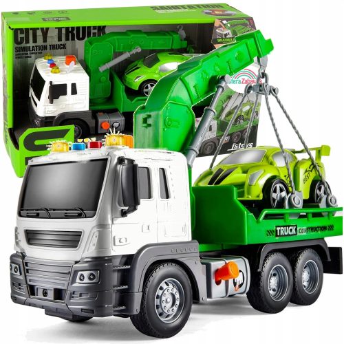  Auto Auto Abschleppwagen Pannenhilfe Abschleppwagen Sound Lichter Spielzeug Wasserwagen