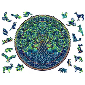    Adawoo Puzzle 400 Teile Mandala Baum des Lebens AdawooMandalaTreeofLifeXXL