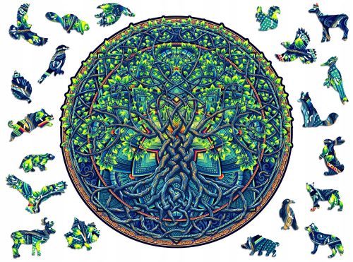  Adawoo Puzzle 400 Teile Mandala Baum des Lebens AdawooMandalaTreeofLifeXXL