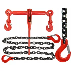 KETTENSPANNER + ZUGZUG 106kN 10,6T L=5m Ø13mm CE-ZULASSUNG