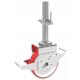 Rad mit Sockel für Gerüst 38x500, Durchmesser 150 mm