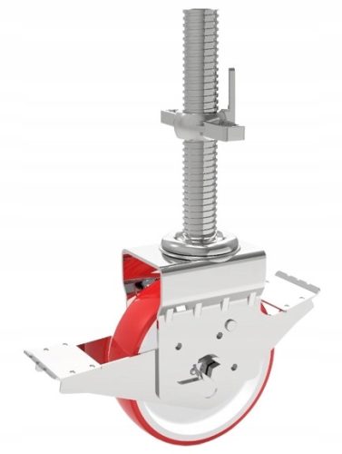 Rad mit Sockel für Gerüst 38x500, Durchmesser 150 mm