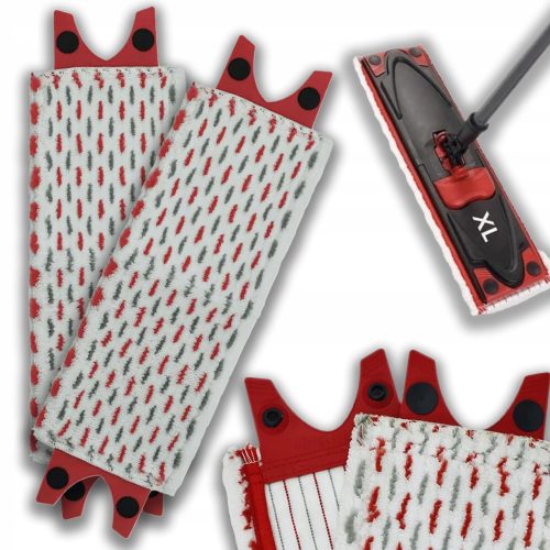 LACEUP Flachmopp-Einsatz Ersatz Vileda Ultramax Mopp-Einsatz Ersatz 42 cm