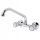 Steinmedia Aqua Sanitary Silber Wand-Küchenarmatur
