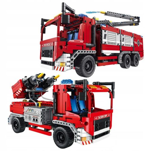  TECHNIKBLÖCKE 2in1 FEUERWEHRWAGEN 1288 Stk. WASSER