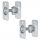 SET 2X DOPPELSEITIGES SCHARNIER M12 VERSTELLBARE SCHRAUBENPLATTE FÜR TORE