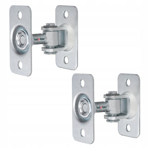 SET 2X DOPPELSEITIGES SCHARNIER M12 VERSTELLBARE SCHRAUBENPLATTE FÜR TORE