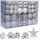  WEIHNACHTSKUGEL-SET XXL 100-tlg. SILBERMUSTER