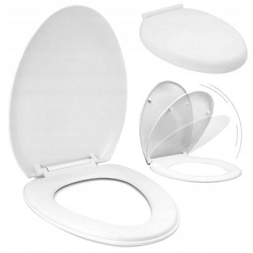  Maibang Classic Toilettensitz, weißes Polypropylen
