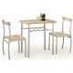  Halmar Lance Tisch mit 2 Stühlen 50x82 cm Sonoma-Eiche