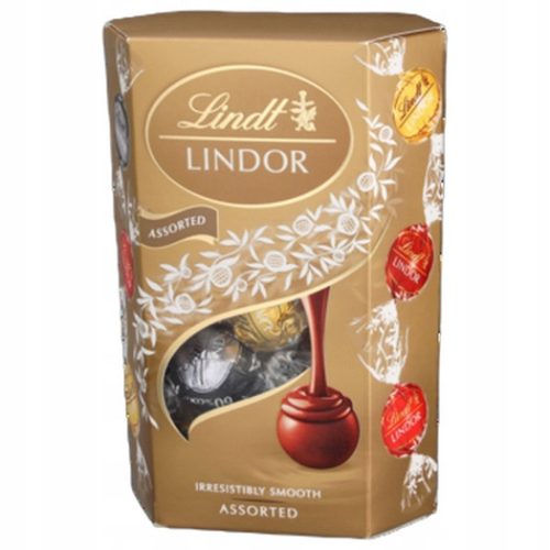 Lindt LINDOR Sortiment Cornet 200g - Köstliche Schokoladenpralinen